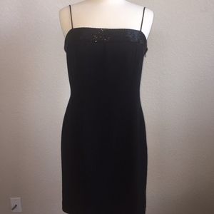 Jones New York TAILORED BEADED LITTLE BLACK DRESS